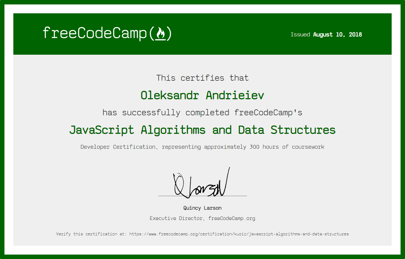 legacy-front-end certificate