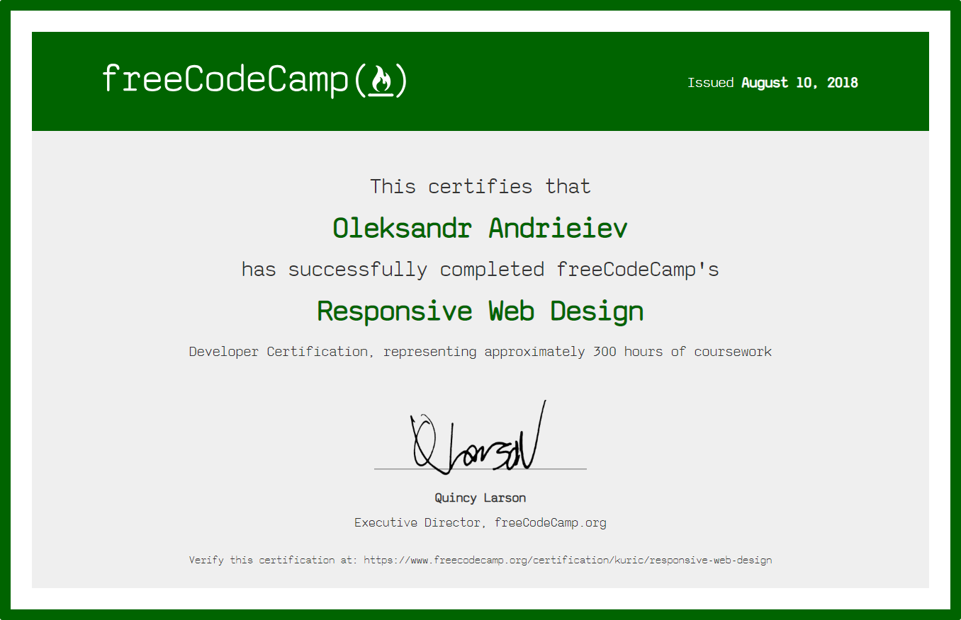 legacy-front-end certificate